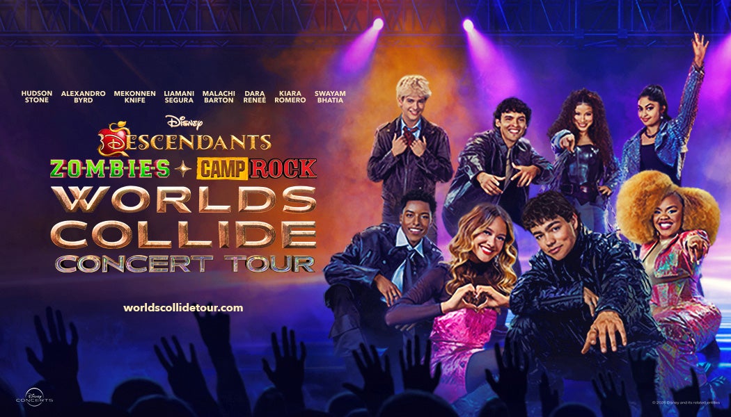More Info for Disney Descendants, ZOMBIES & Camp Rock: Worlds Collide Concert Tour
