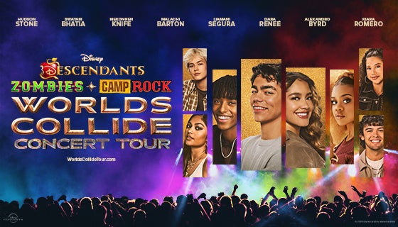 More Info for  Disney Descendants, ZOMBIES & Camp Rock: Worlds Collide Concert Tour