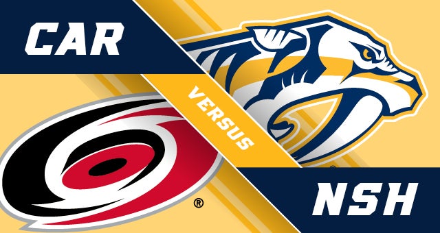 Nashville Predators vs. Carolina Hurricanes