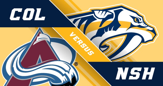 Nashville Predators vs. Colorado Avalanche 