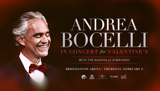 More Info for Andrea Bocelli in concert for Valentine's