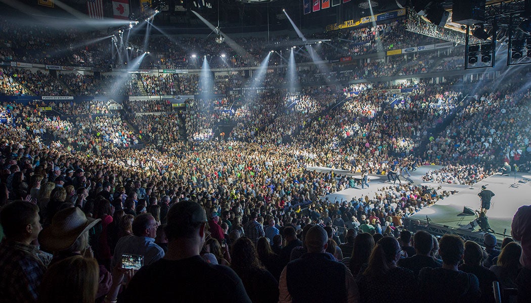 Bridgestone Arena Concert Seating Chart With Seat Numbers Elcho Table