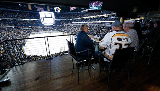 Bridgestone Arena, Nashville TN - Seating Chart View