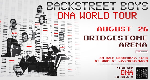 Backstreet Boys Bridgestone Arena