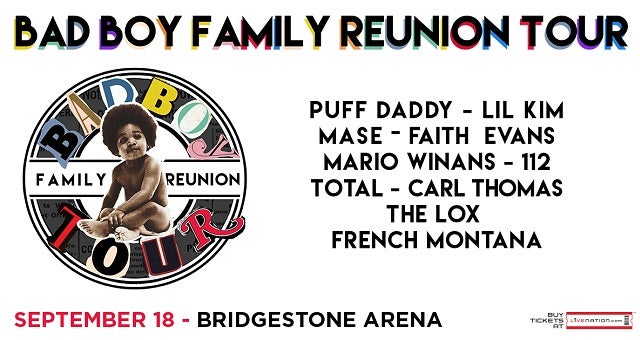 BAD BOY FAMILY REUNION TOUR - cancelled