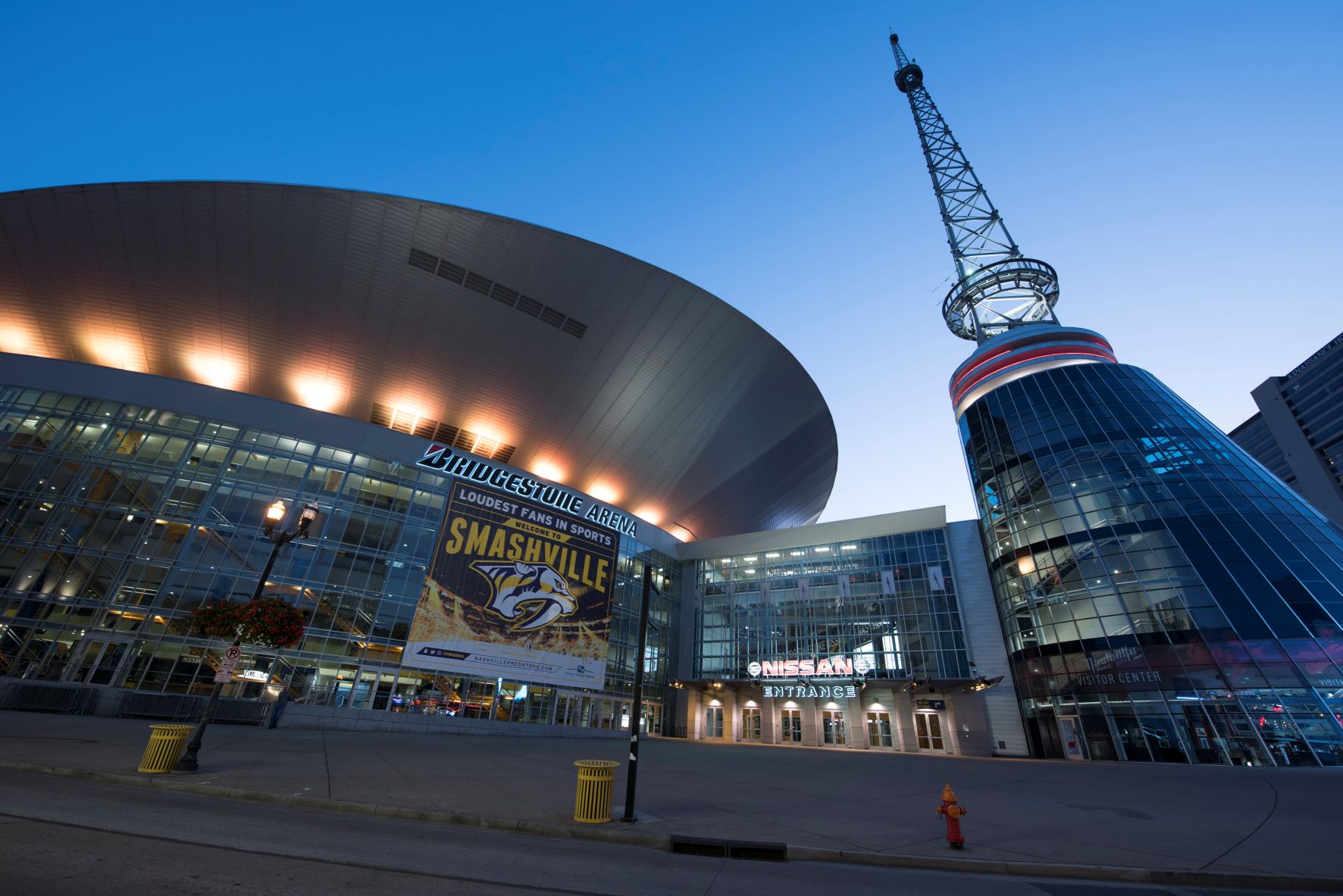 Bridgestone Arena Exterior 