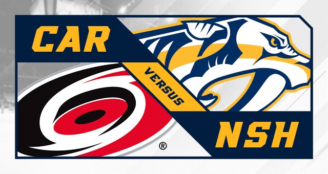 Nashville Predators vs. Carolina Hurricanes