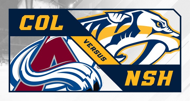 Nashville Predators vs. Colorado Avalanche