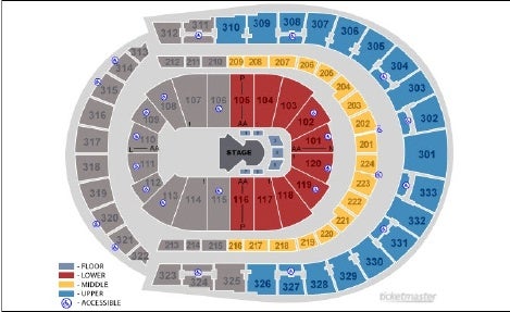 Harry Styles Bridgestone Arena Seating Chart