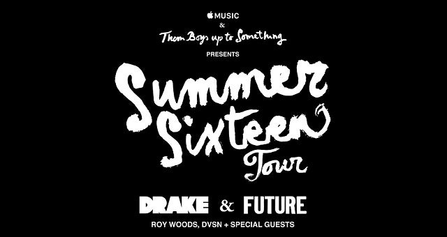 DRAKE SUMMER SIXTEEN TOUR WITH FUTURE AND SPECIAL GUESTS 