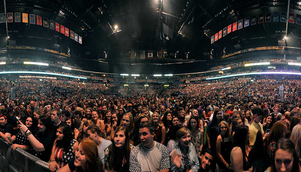 Nashville Predators Panoramic Picture - Bridgestone Arena