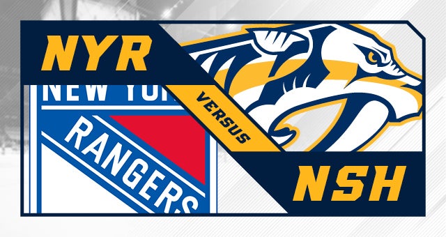 Nashville Predators vs. New York Rangers