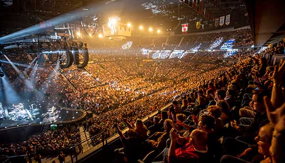 Bridgestone Arena, Home of the Nashville Predators.