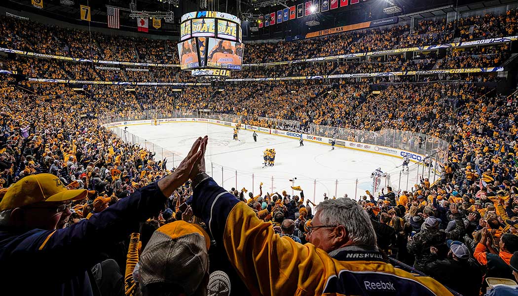 Nashville Predators Bridgestone Arena Seating Chart