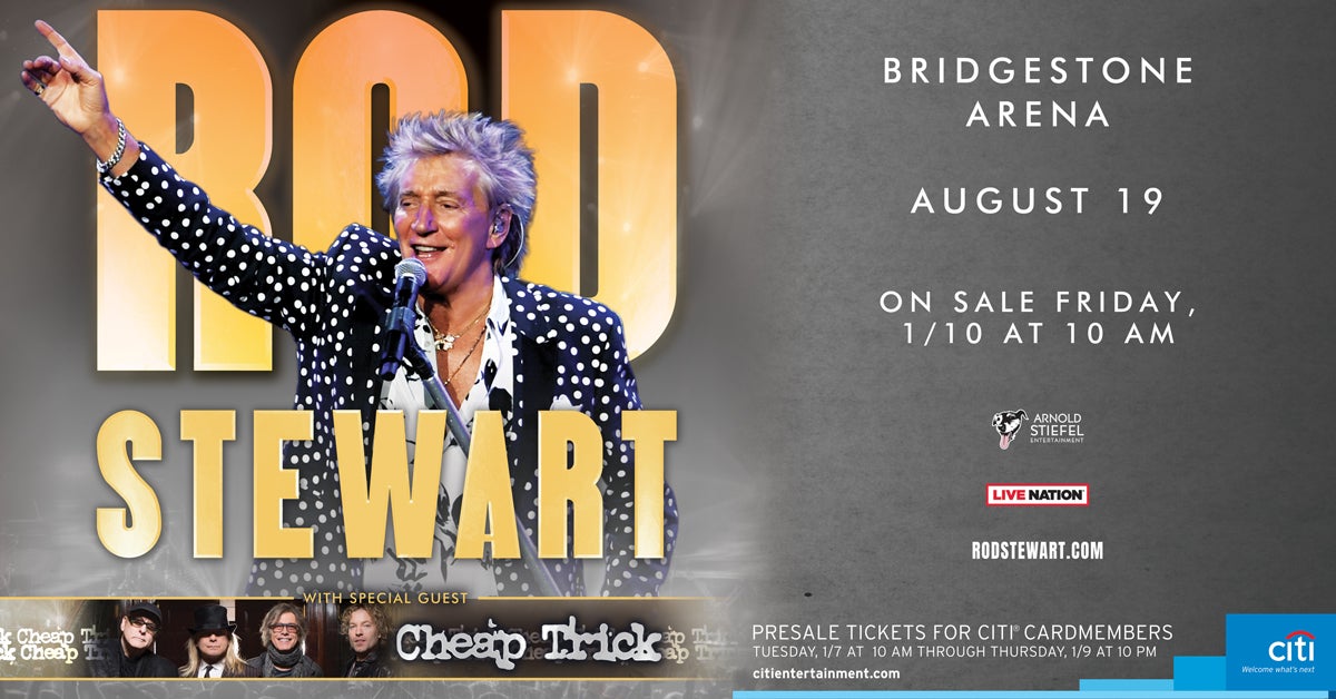 Rod Stewart Bridgestone Arena