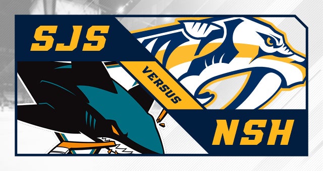 Nashville Predators vs. San Jose Sharks