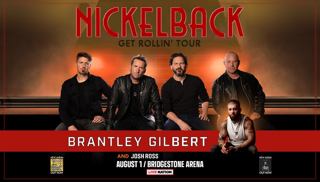 Nickelback Get Rollin' World Tour Bridgestone Arena