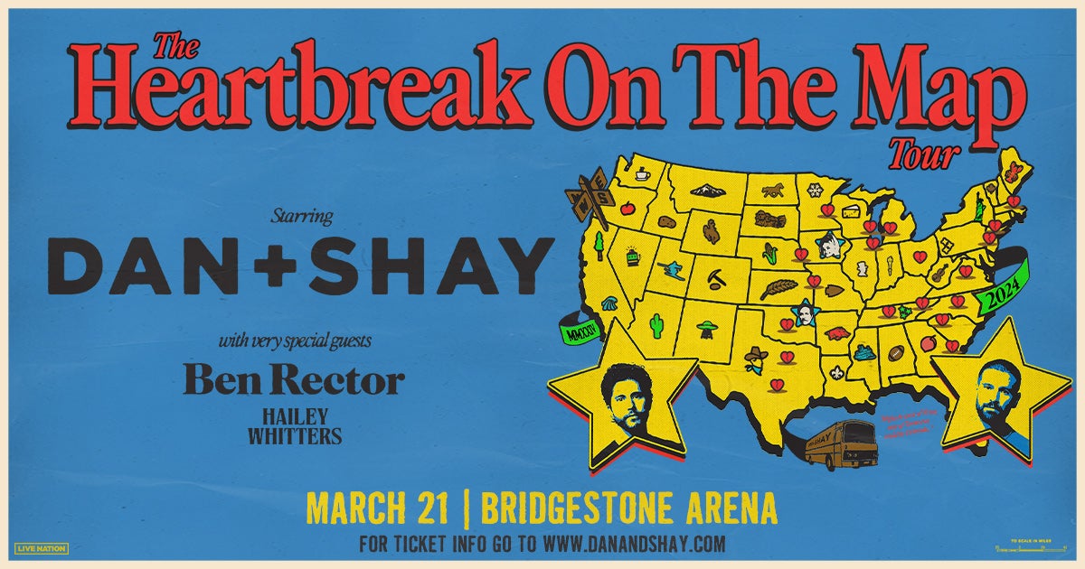 More Info for Dan + Shay: Heartbreak On The Map Tour