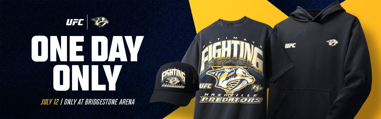 UFC Nashville Predators Exclusive Merch