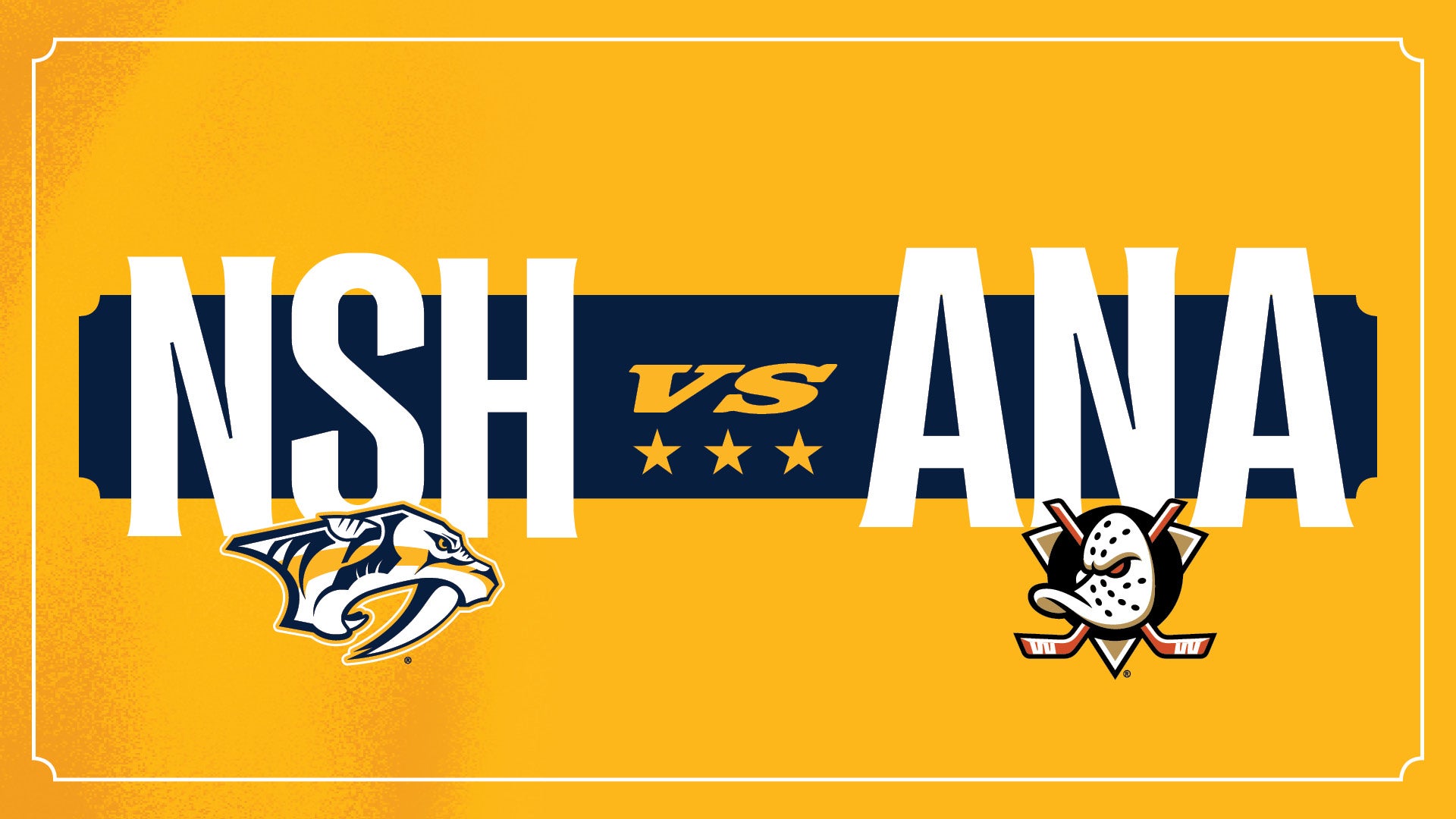 More Info for Nashville Predators vs Anaheim Ducks