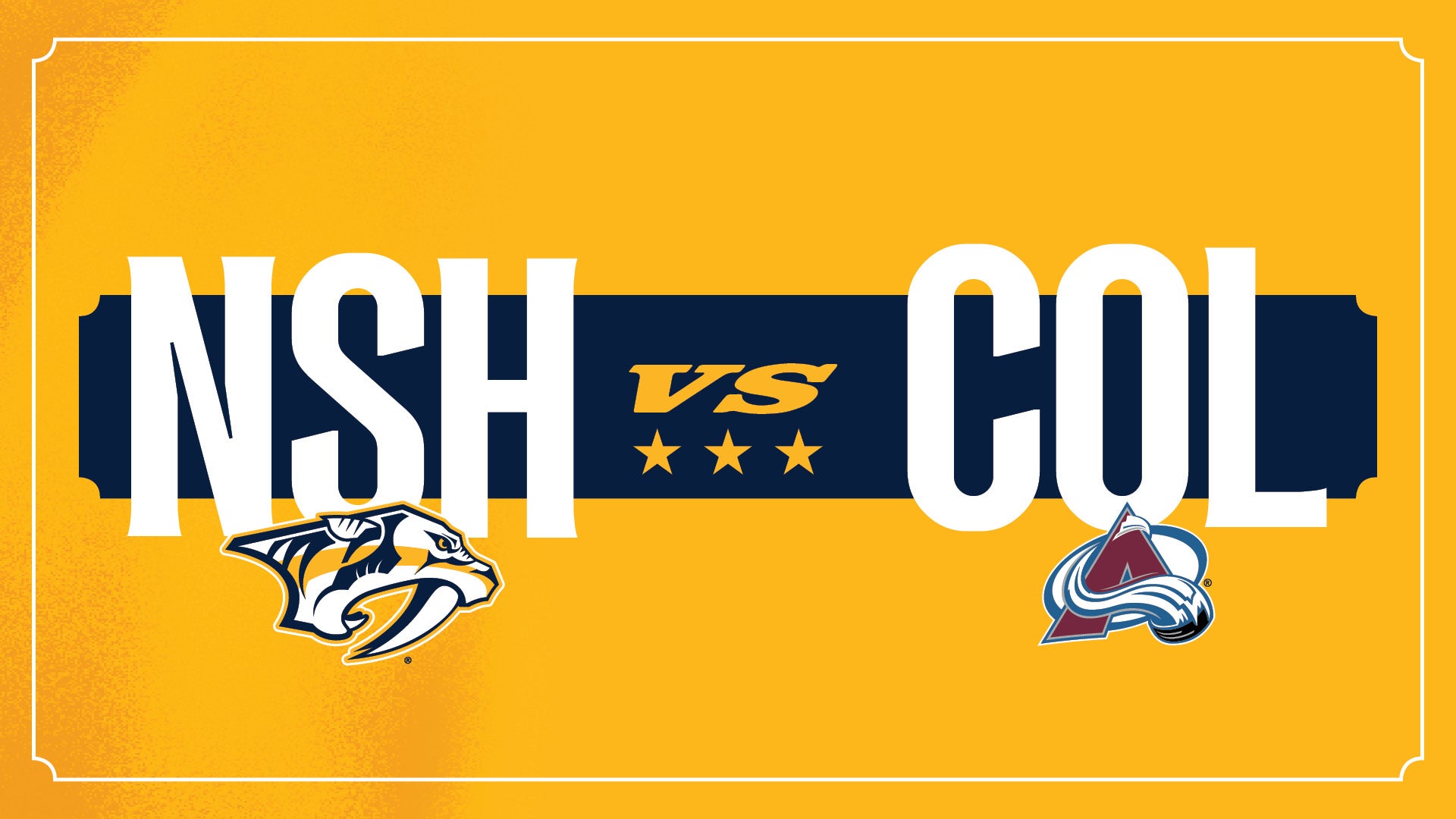 More Info for Nashville Predators vs Colorado Avalanche