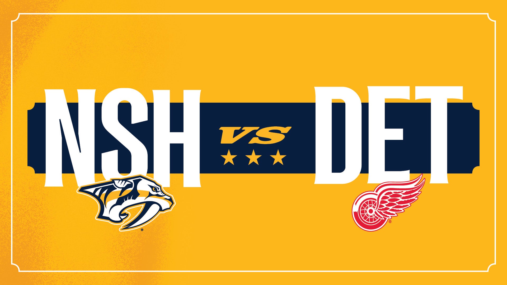 More Info for Nashville Predators vs Detroit Red Wings