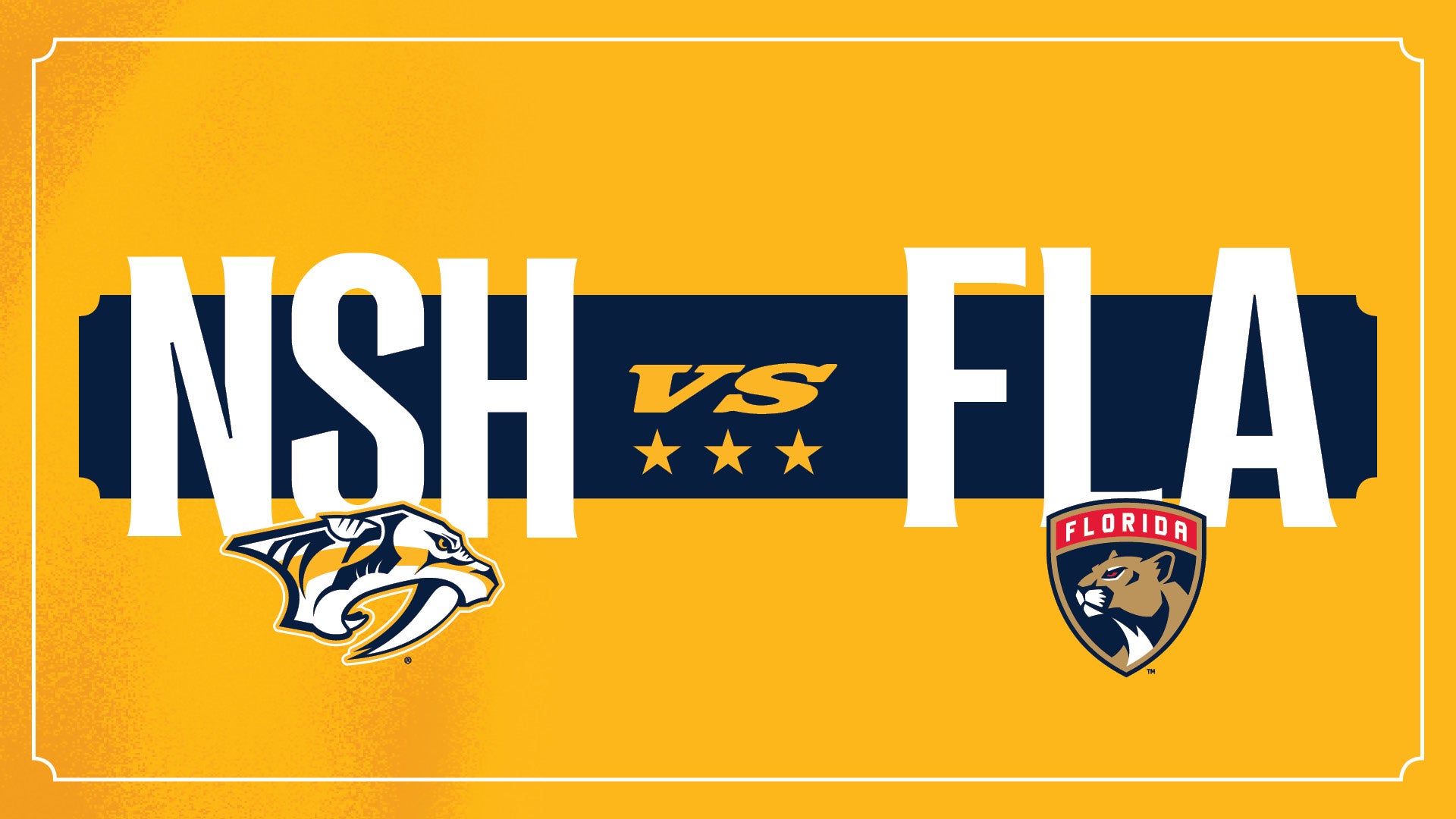 More Info for Nashville Predators vs Florida Panthers
