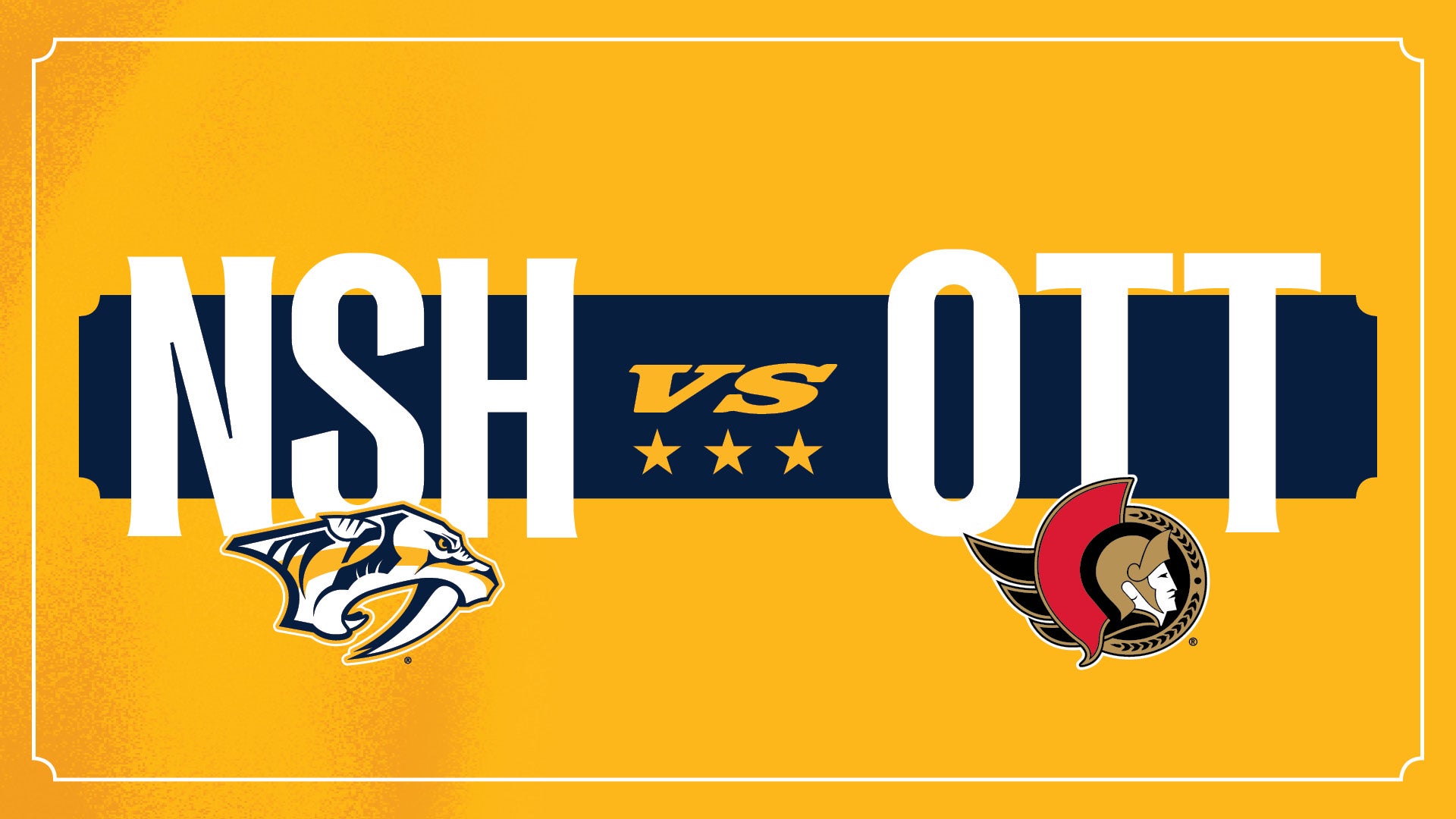 More Info for Nashville Predators vs Ottawa Senators
