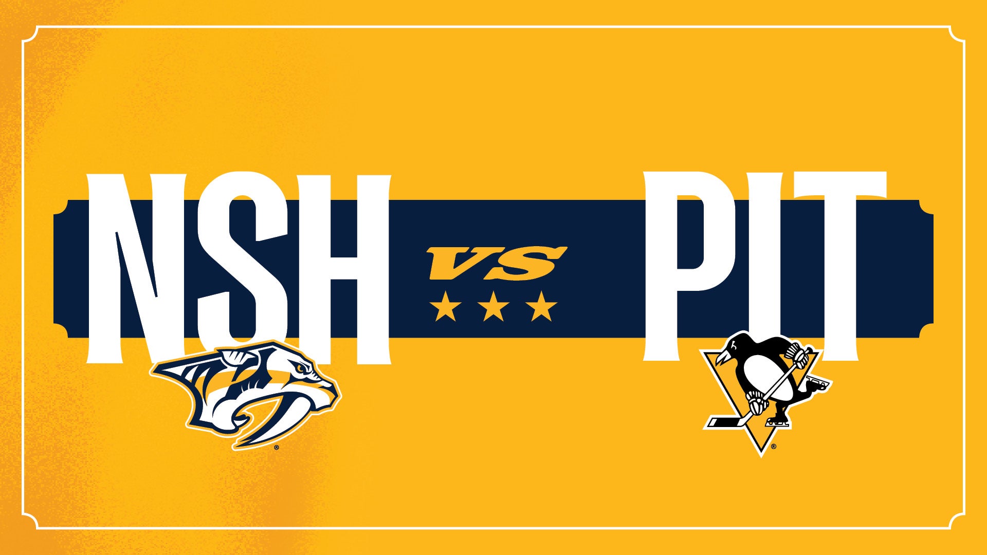 More Info for Nashville Predators vs Pittsburgh Penguins