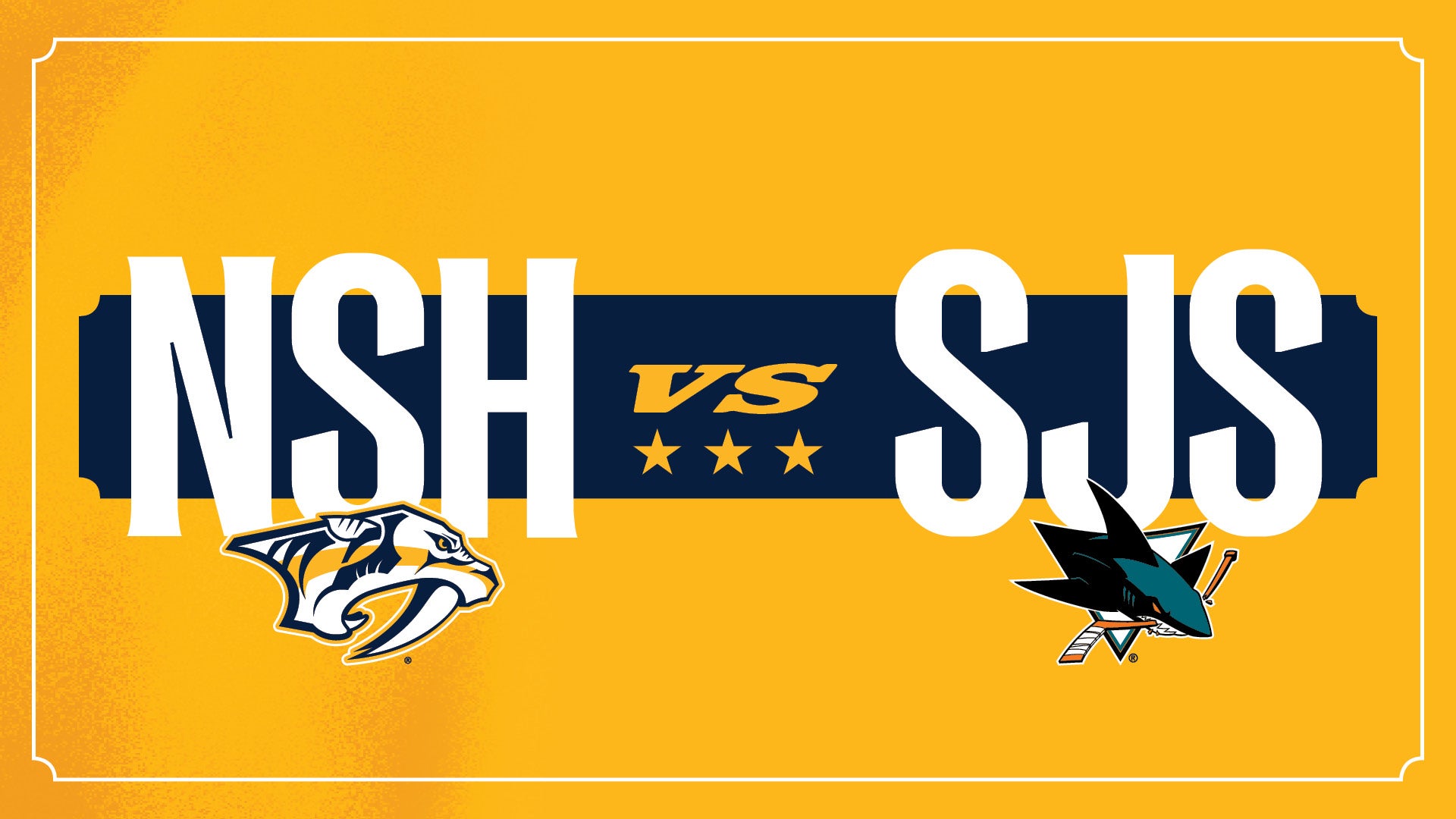 More Info for Nashville Predators vs San Jose Sharks