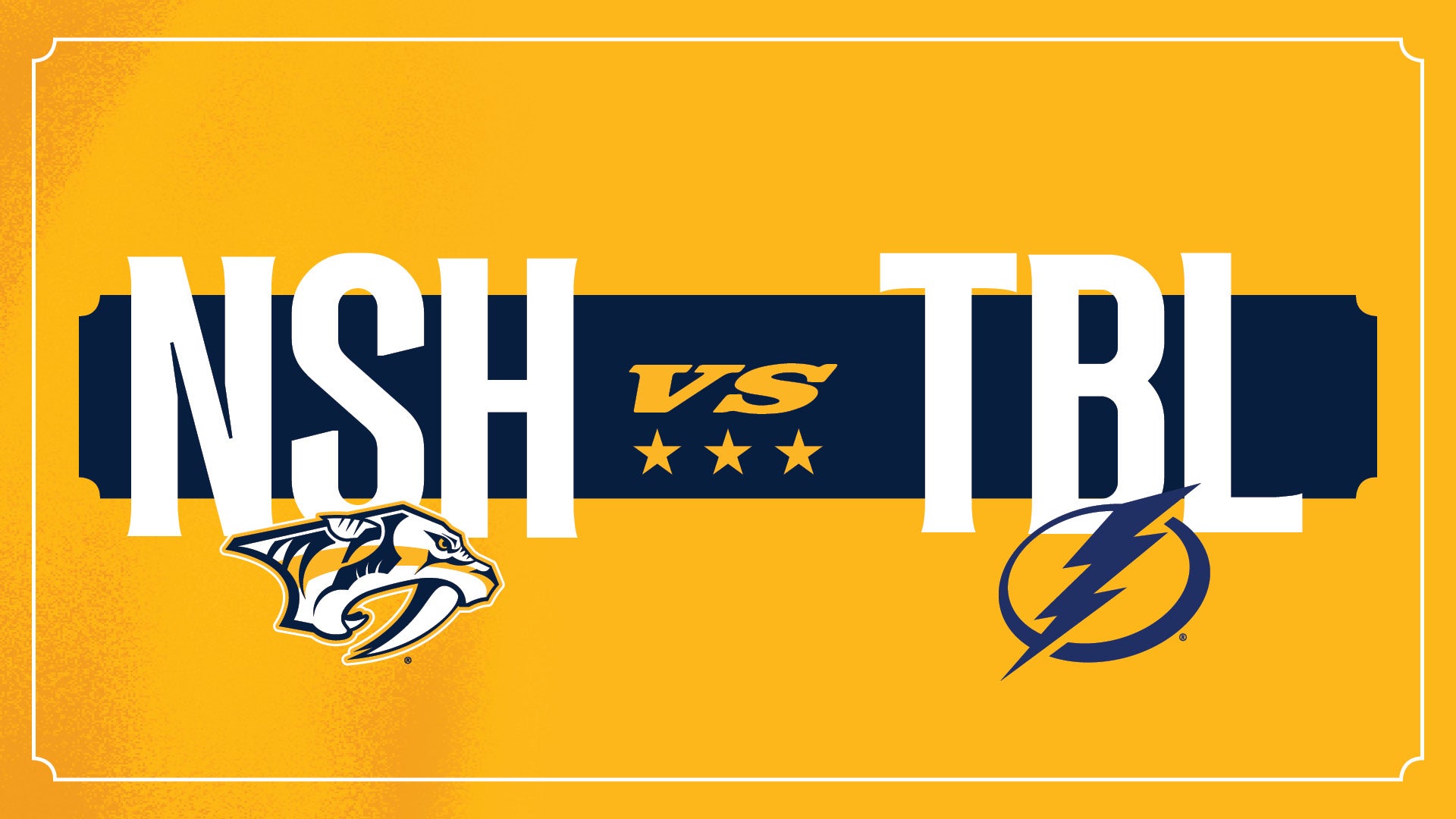 More Info for Nashville Predators vs Tampa Bay Lightning