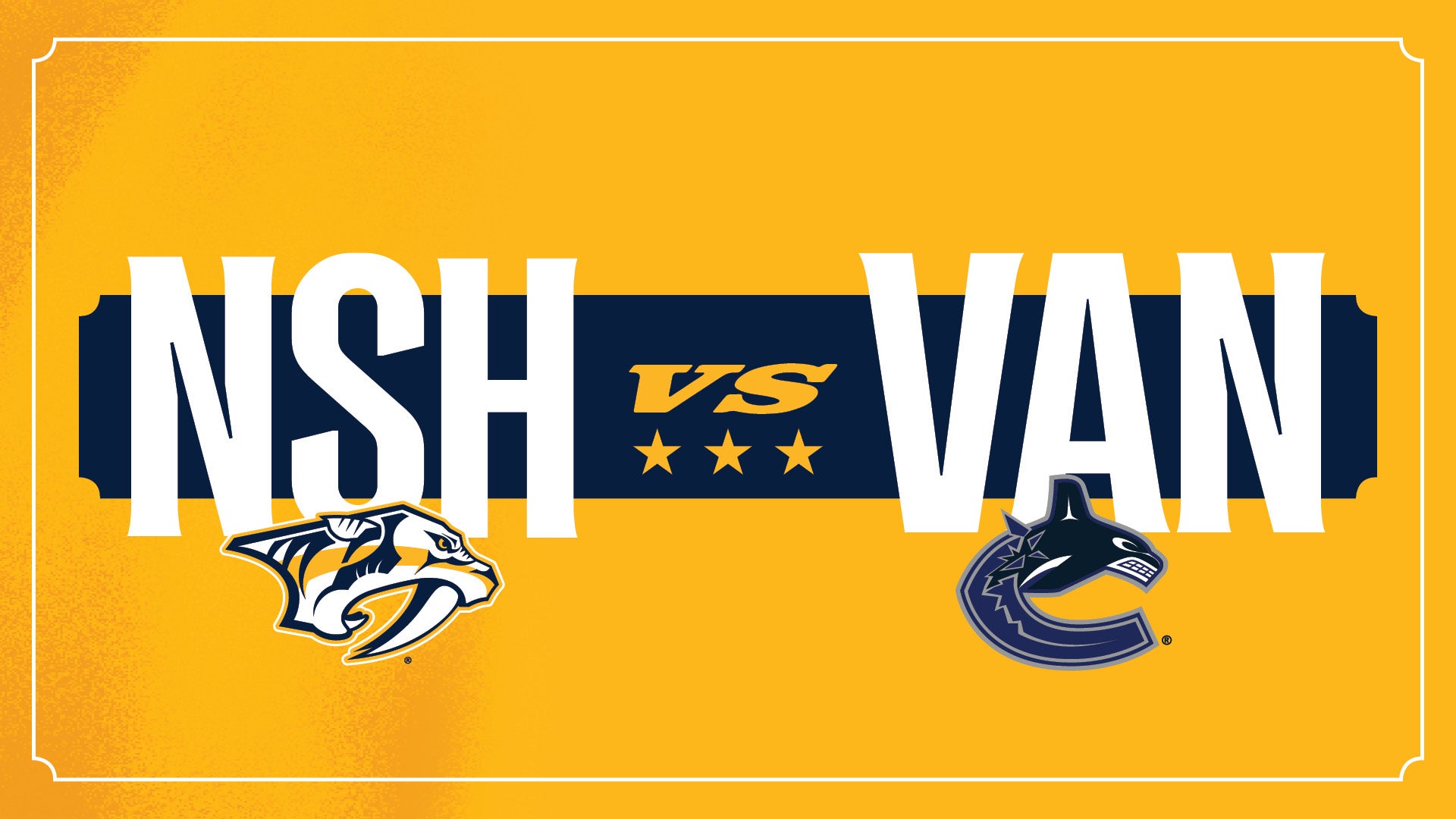 More Info for Nashville Predators vs Vancouver Canucks