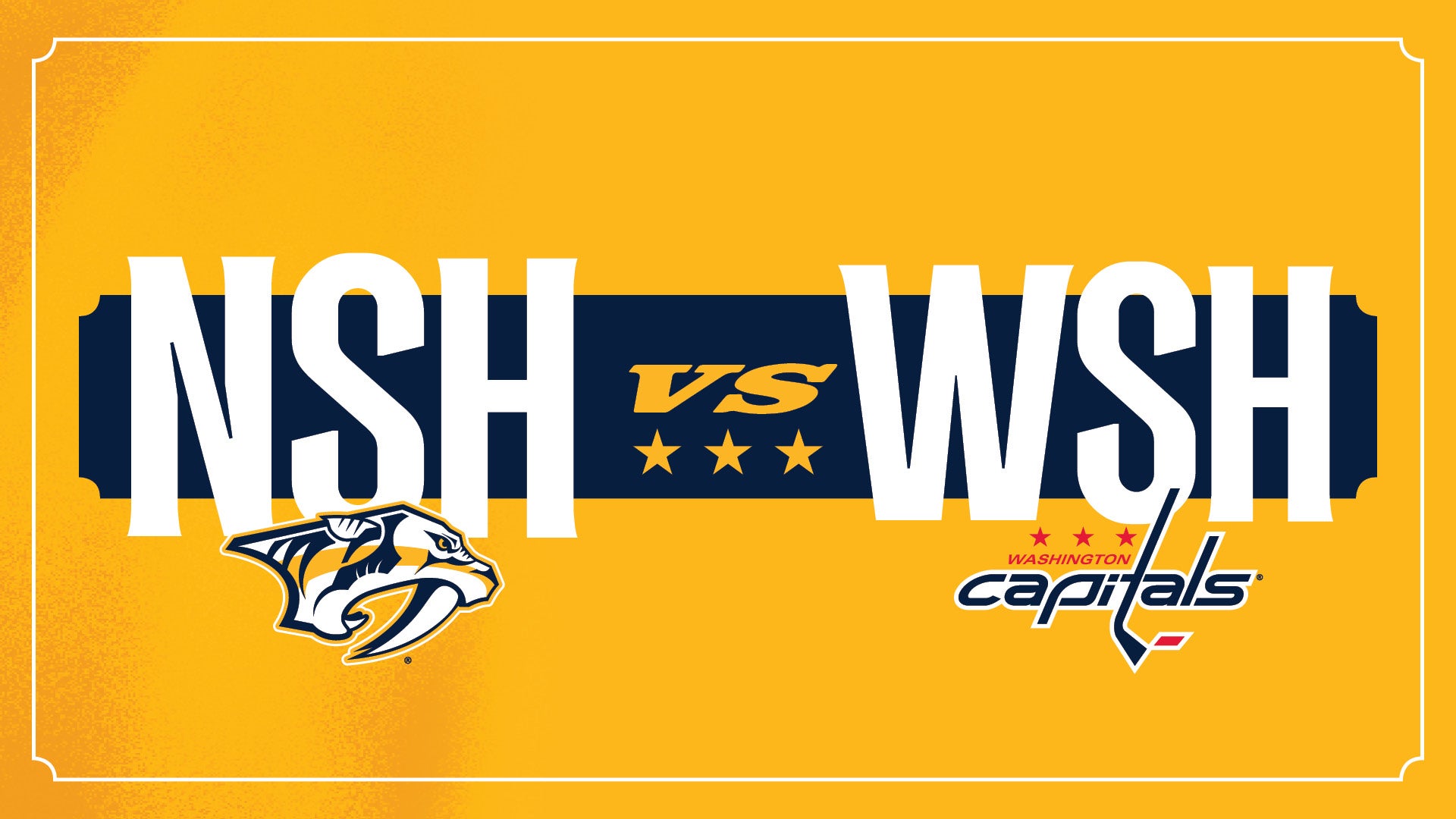 More Info for Nashville Predators vs Washington Capitals