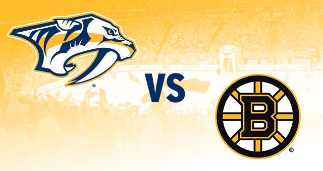 Nashville Predators vs. Boston Bruins