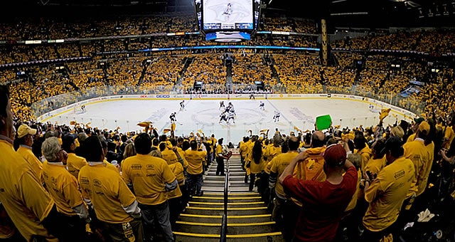 Bridgestone Arena, home of the Predators