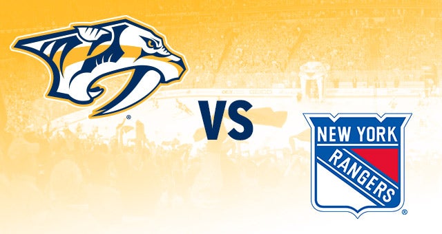 Nashville Predators vs. New York Rangers