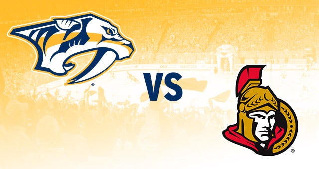 Nashville Predators vs. Ottawa Senators 