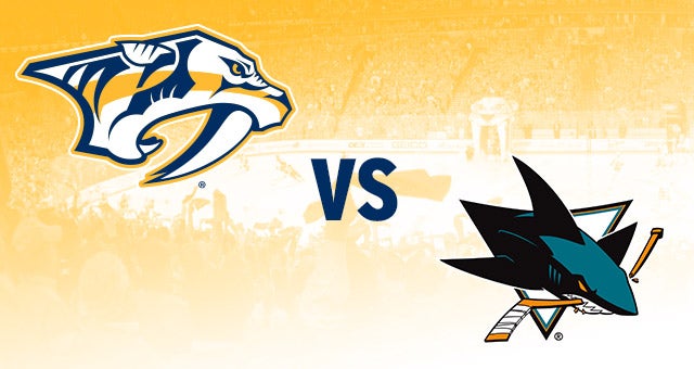 Nashville Predators vs. San Jose Sharks 