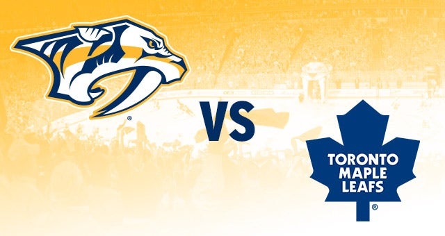 Nashville Predators vs. Toronto Maple Leafs